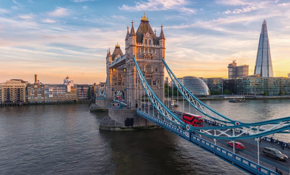 Tower bridge in London