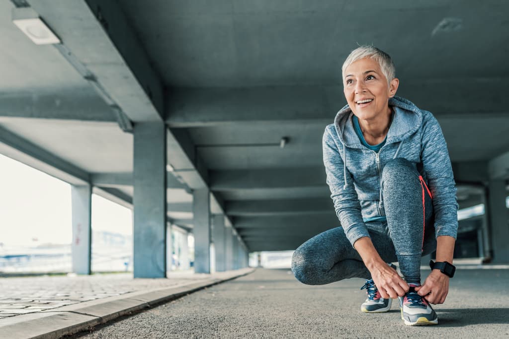 Woman running