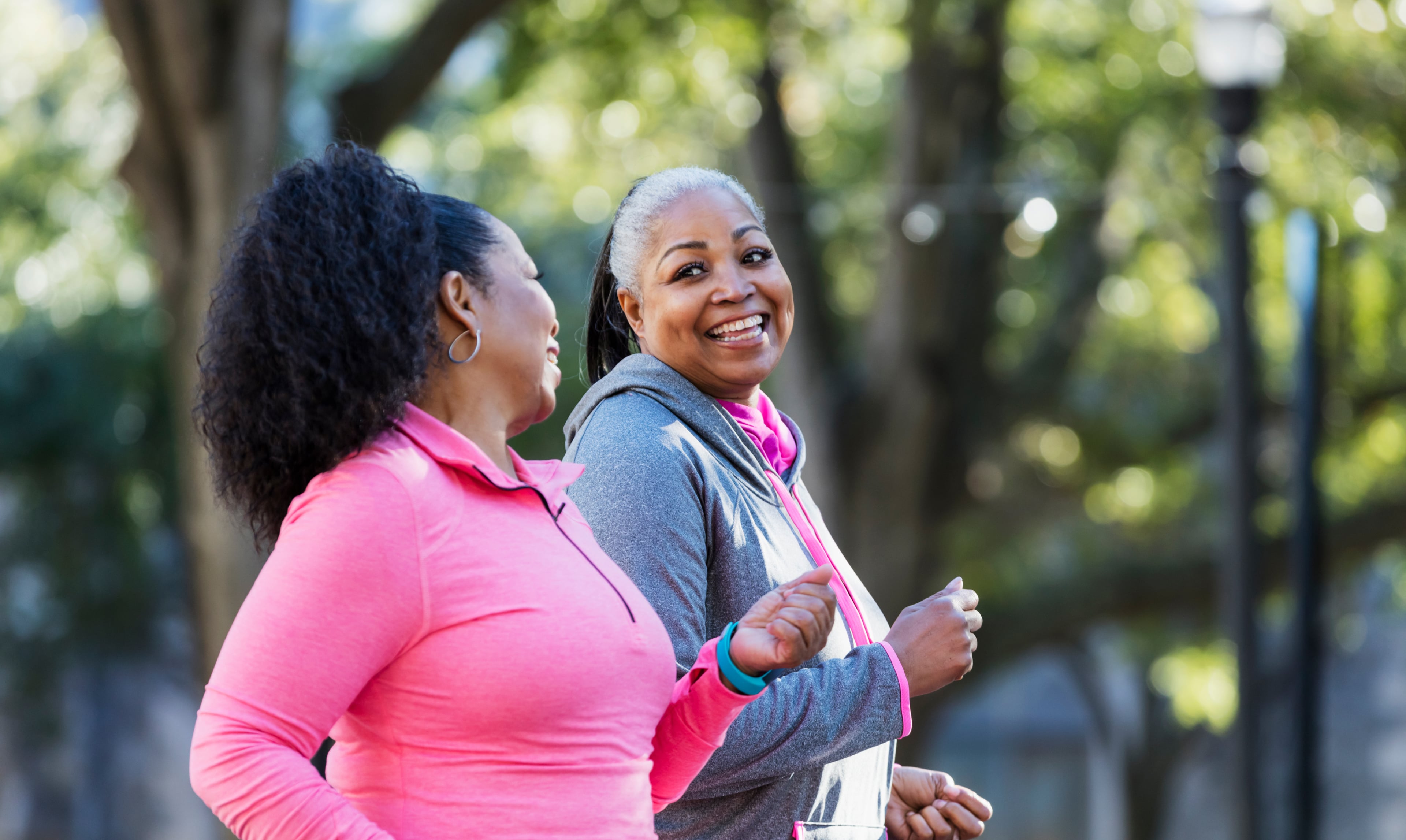 Black women running